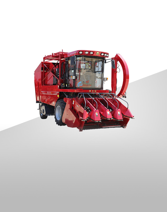 自走式穗茎兼收玉米收获机